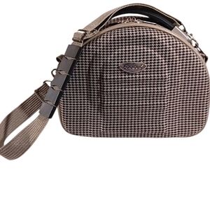 Vintage Hard Side Travel Case W Shoulder Strap